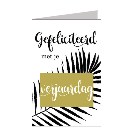 Card Happy Birthday Tropical